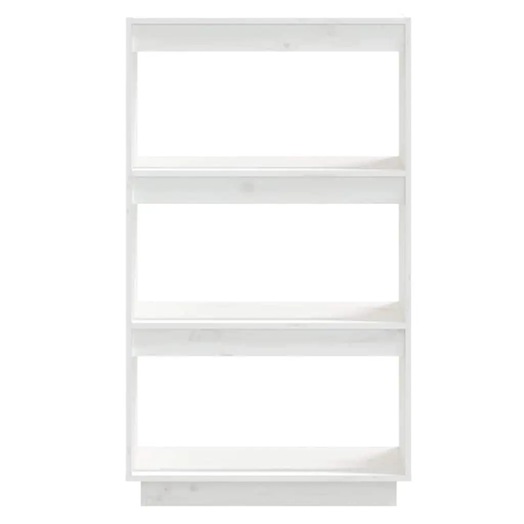 Wooden Bookcase Room Divider White Shelving Unit Storage Display