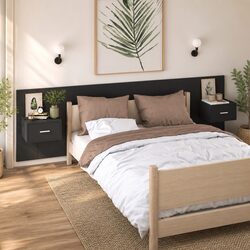 Floating Bedside Cabinets for a Clutter-Free Space