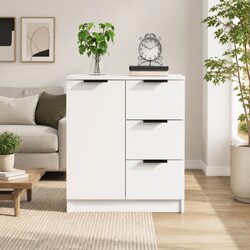 Elevate Your Home with This Chic White Sideboard Cabinet