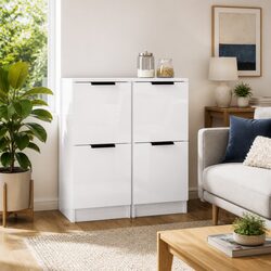 Elevate Your Space with a High Gloss White Sideboard