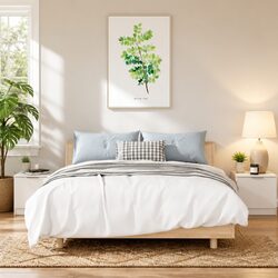 Enhance Your Space with a White Nightstand 40x39x40cm