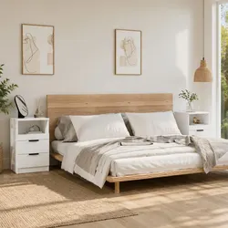 Enhance Your Bedroom with 2 Stylish Nightstands