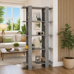 Transform Your Space with a Grey Book Cabinet 80x30x160cm