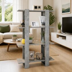 Enhance Your Space with a Grey Wooden Book Cabinet