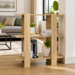 Versatile Wooden Shelf Organizer for Your Living Space