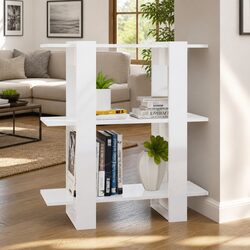Enhance Your Space with a Modern White Book Cabinet