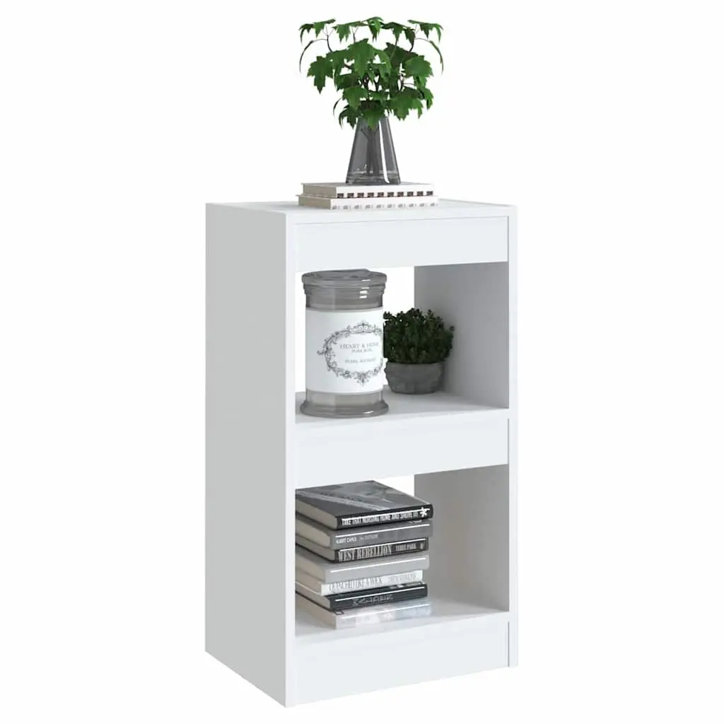 Book Cabinet 40x30x72cm White Storage Shelving Unit Room Divider