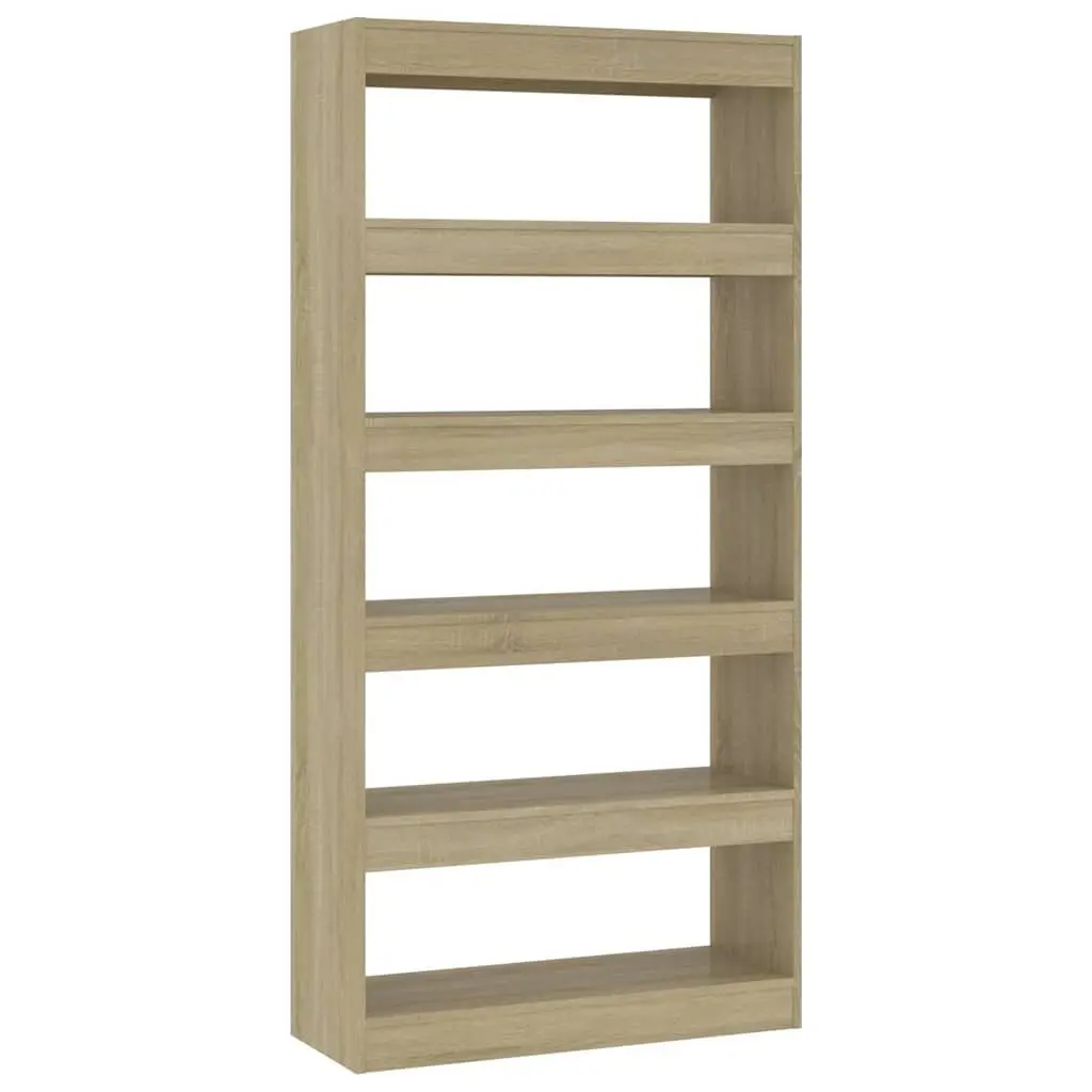 Book Cabinet 80x30x166cm Room Divider Storage Organiser Brown Engineered Wood