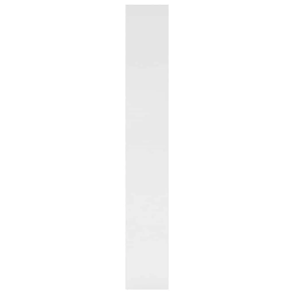 Book Cabinet 80x30x198cm White Engineered Wood Shelf Storage Room Divider