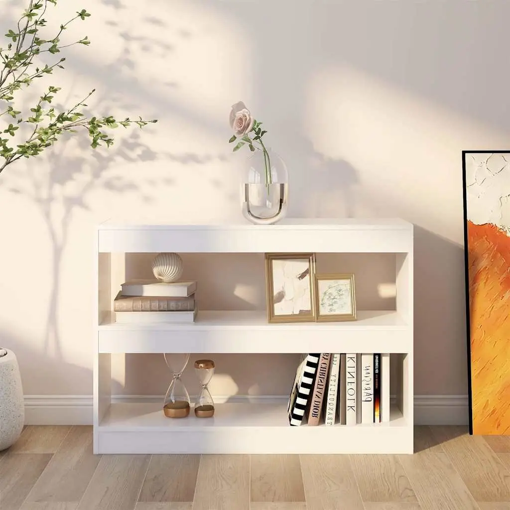 White Book Cabinet Room Divider Shelving Unit Storage Bookcase