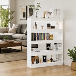 White Bookcase that Enhances Your Living Space