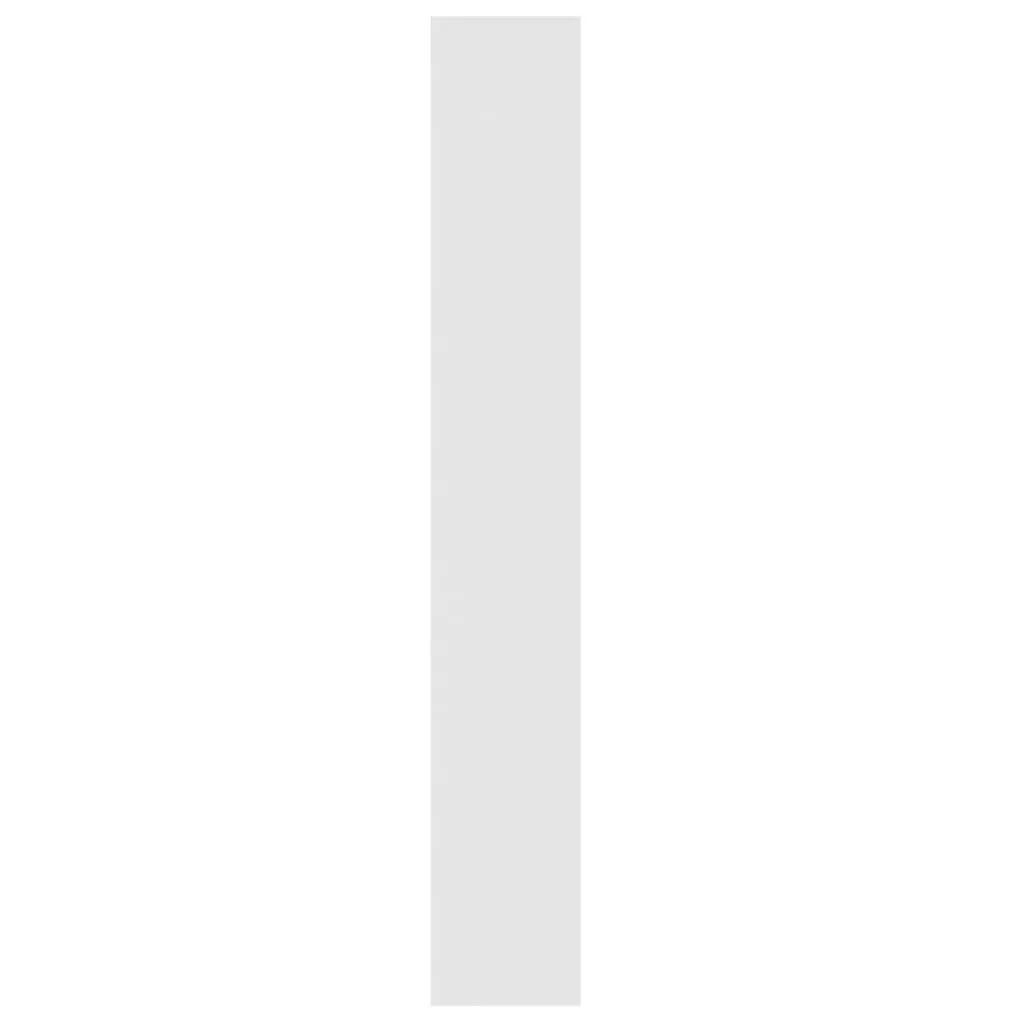 White Book Cabinet 100x30x198 cm Sturdy Storage Room Divider Organiser