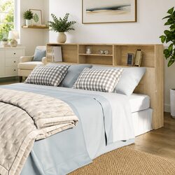 Elevate Your Bedroom with a Sonoma Oak Headboard Cabinet