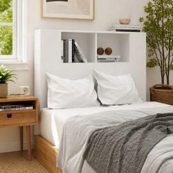 Enhance Your Bedroom with a White Wall-Mounted Cabinet