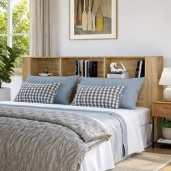 Elevate Your Bedroom with This Practical Headboard Cabinet