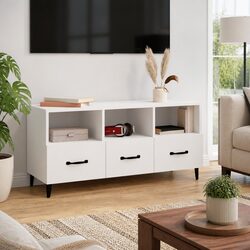 Contemporary White Media Unit to Elevate Your Space