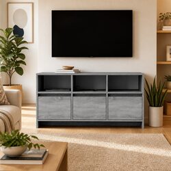 Transform Your Living Room with a Grey TV Cabinet 102x37.5x52.5cm