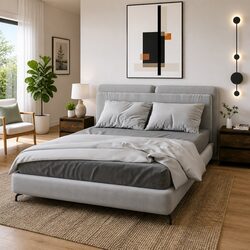 Enhance Your Bedroom with 2 Brown Smoked Oak Nightstands