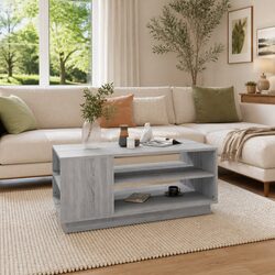 Modern Grey Coffee Table for a Stylish Living Space