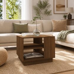 Enhance Your Living Space with a Brown Oak Coffee Table