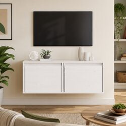 Elevate Your Space with White Wall Cabinets 2 pcs 45x30x35 cm