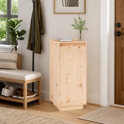 Transform Your Space with This Stylish Wooden Shoe Cabinet
