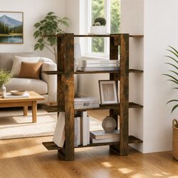 Versatile Book Cabinet and Room Divider for Your Space