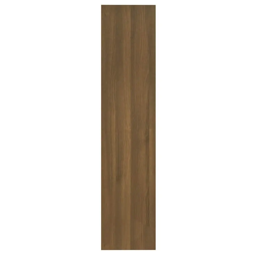Book Cabinet Room Divider 60x30x135 cm Brown Oak Engineered Wood Shelving