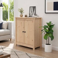 Transform Your Living Space with This Pine Sideboard