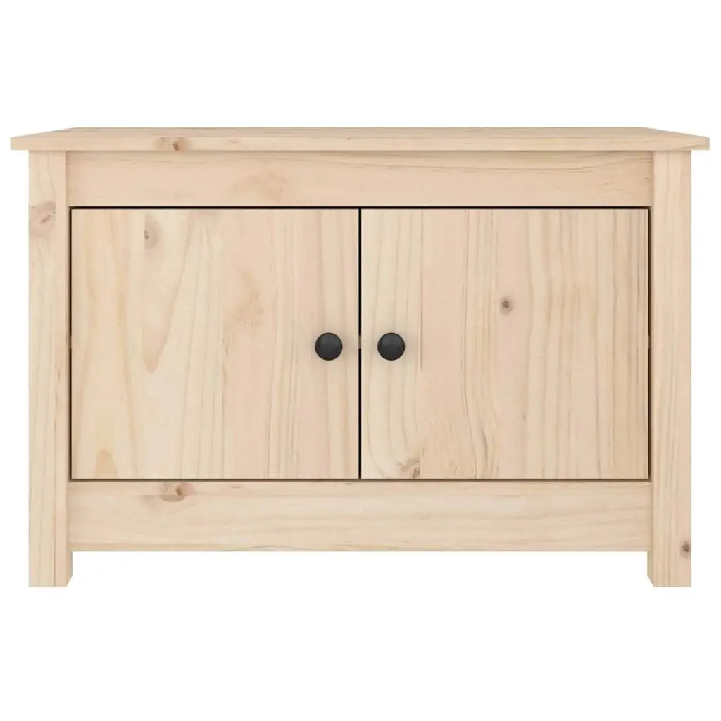 Shoe Cabinet 70x38x45.5cm Solid Pine Wood 2 Tier Storage Cupboard Organiser