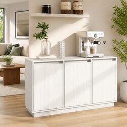 Sideboard White Modern Storage Cabinet Living Room Cupboard Furniture