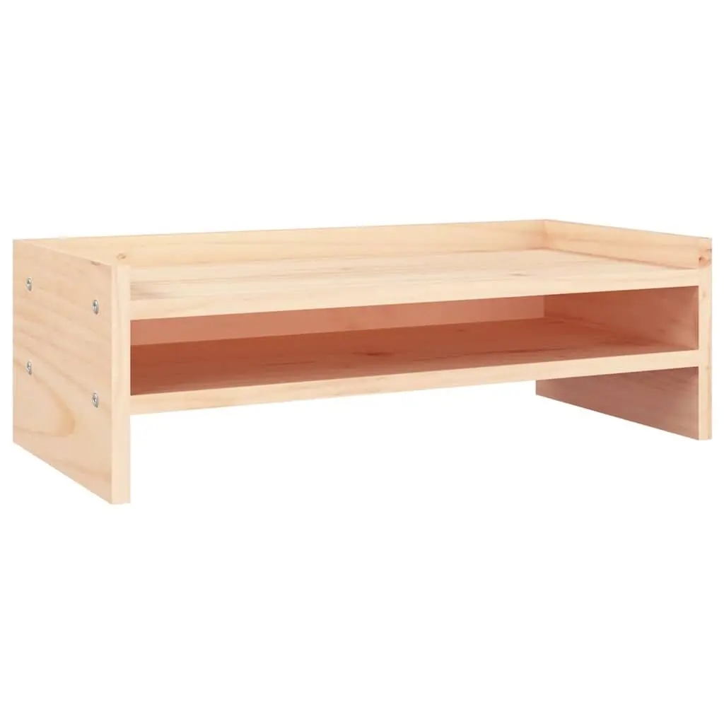 Monitor Stand 50x24x16cm Solid Wood Pine Keyboard Storage Desk Riser