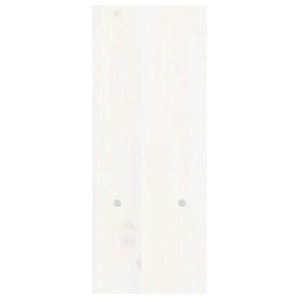 Monitor Stand Adjustable White Solid Wood Pine Desk Organiser