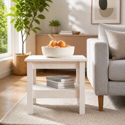 Enhance Your Living Space with This White Pine Coffee Table