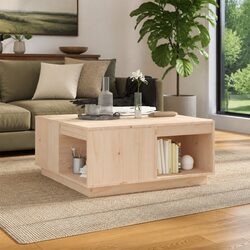 Elegant Brown Coffee Table 80x81x36.5 cm for Your Living Room