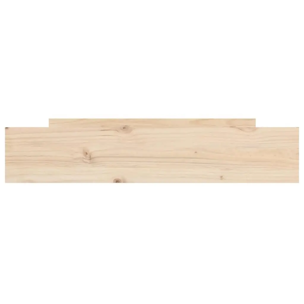 Under Bed Storage Drawers 2 pcs Solid Pine Wood Brown Easy-glide Wheels Bedroom Organiser