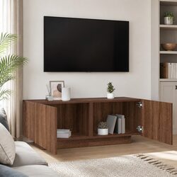 Enhance Your Living Space with a Brown Oak TV Cabinet