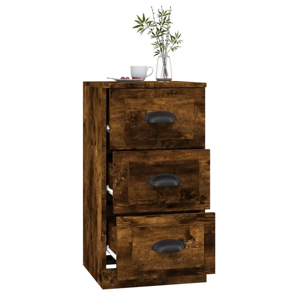 Sideboard 36x35.5x67.5cm Brown Engineered Wood Storage Cabinet Display Furniture