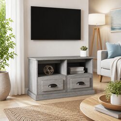 Elevate Your Space with a Grey Sonoma TV Cabinet