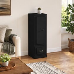 Functional Black Highboard Sideboard