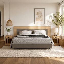 Enhance Your Bedroom with 2 Brown Sonoma Oak Nightstands