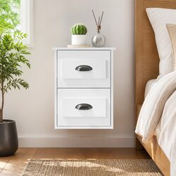 Stylish Wall-Mounted Bedside Table for Better Space