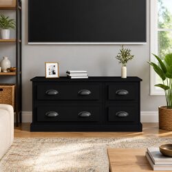 Modern Black TV Cabinet - Perfect for Your Living Room