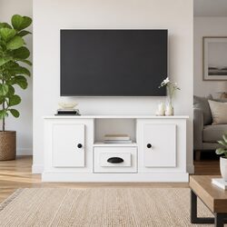 Elevate Your Living Room with This High Gloss TV Cabinet