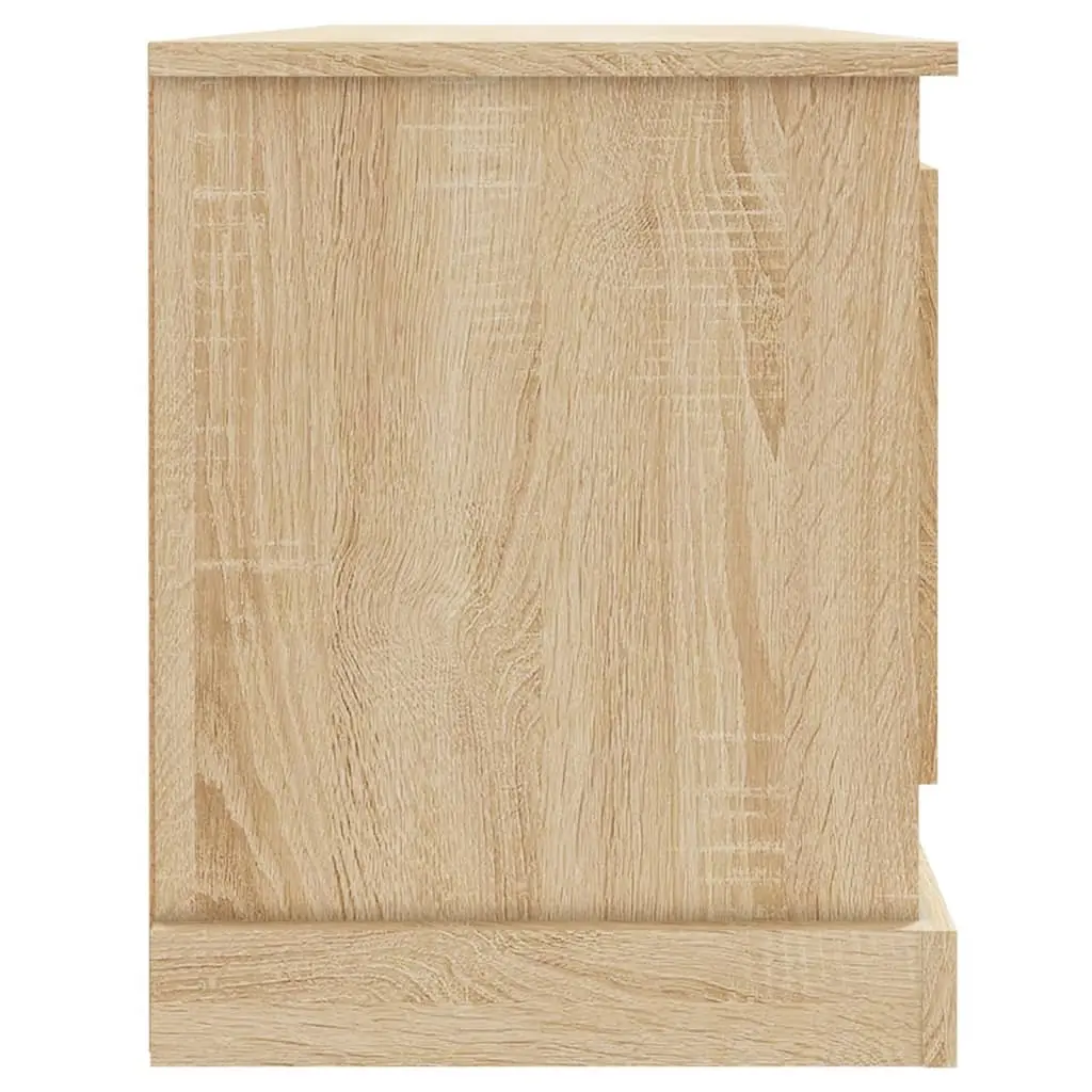 TV Cabinet 100x35.5x45cm Engineered Wood Storage Unit Brown