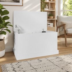 Elegant White Storage Box to Enhance Your Space