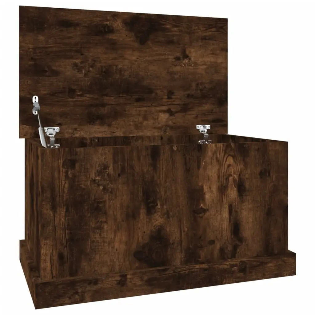 Storage Chest 70x40x38 cm Brown Engineered Wood Box Living Room Organiser