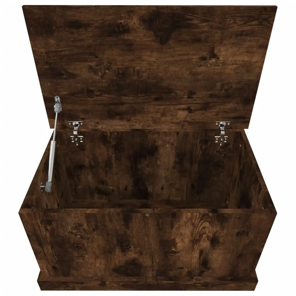 Storage Chest 70x40x38 cm Brown Engineered Wood Box Living Room Organiser