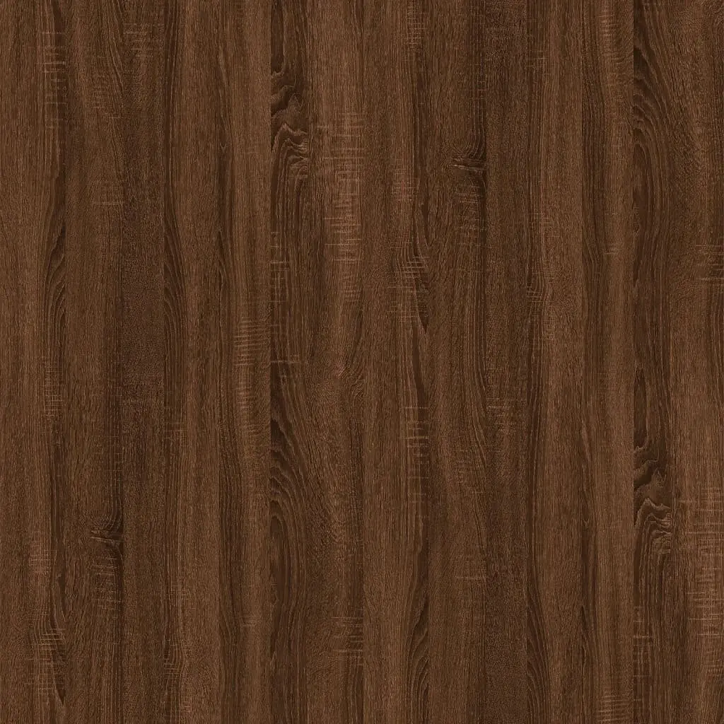 Coffee Table Brown Oak Engineered Wood Storage Living Room Accent Sofa Side Table