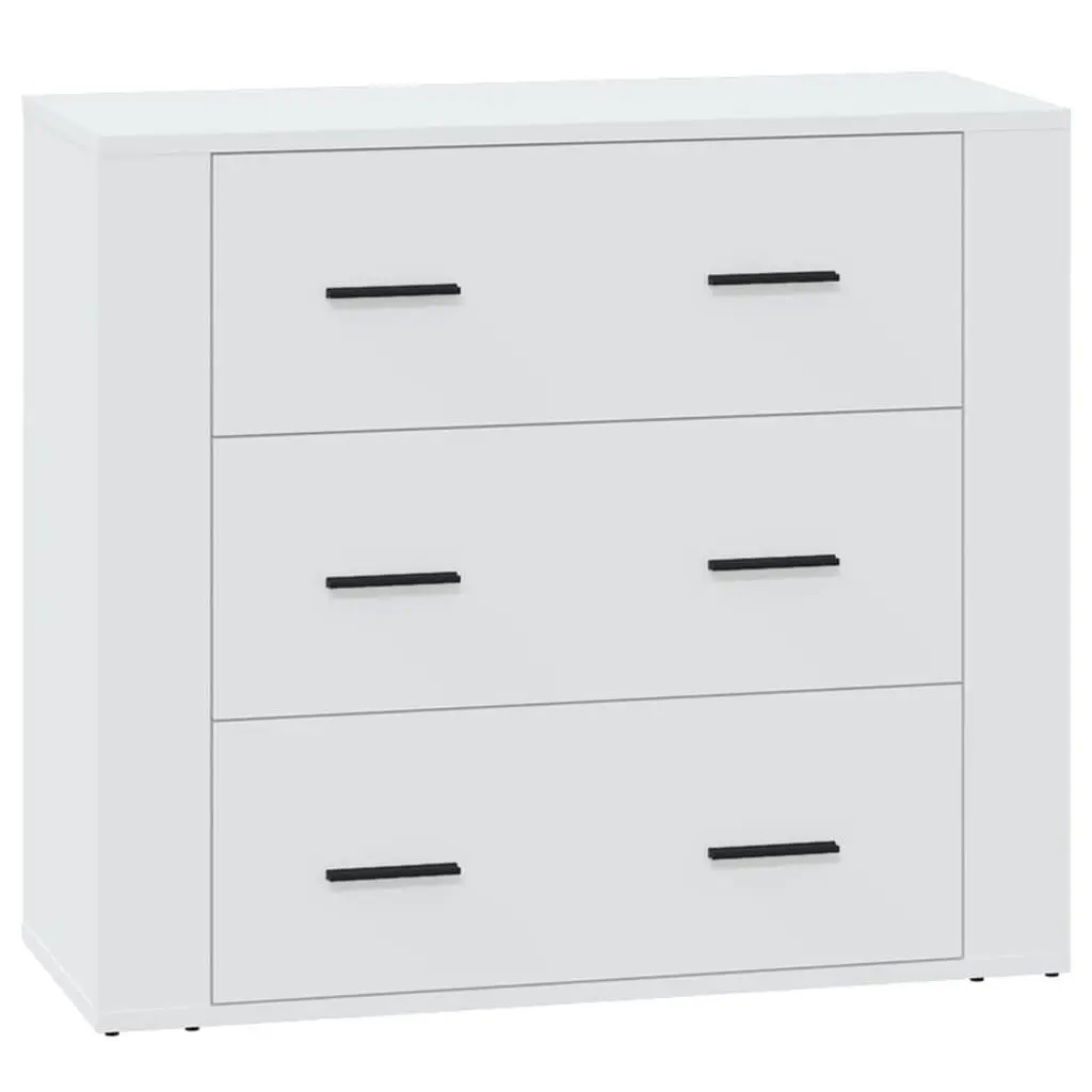 Sideboard Cabinet 80x33x70cm Engineered Wood Storage Buffet 3 Drawers